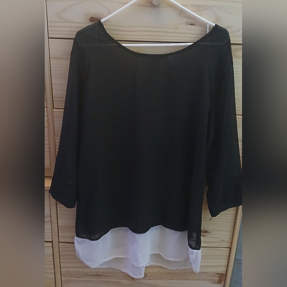Elegant Black Women's Top